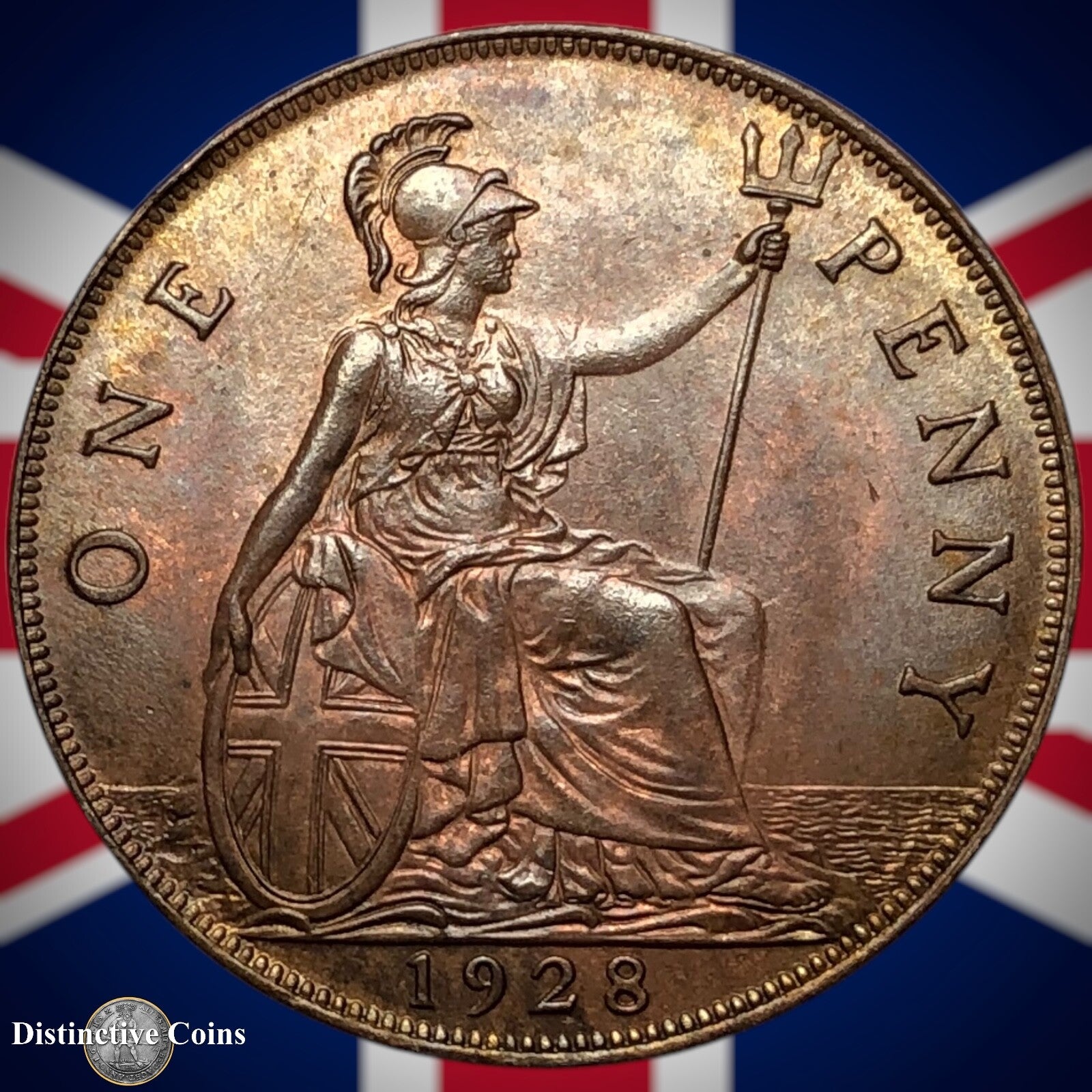 Great Britain 1928 Penny 1d GB7085