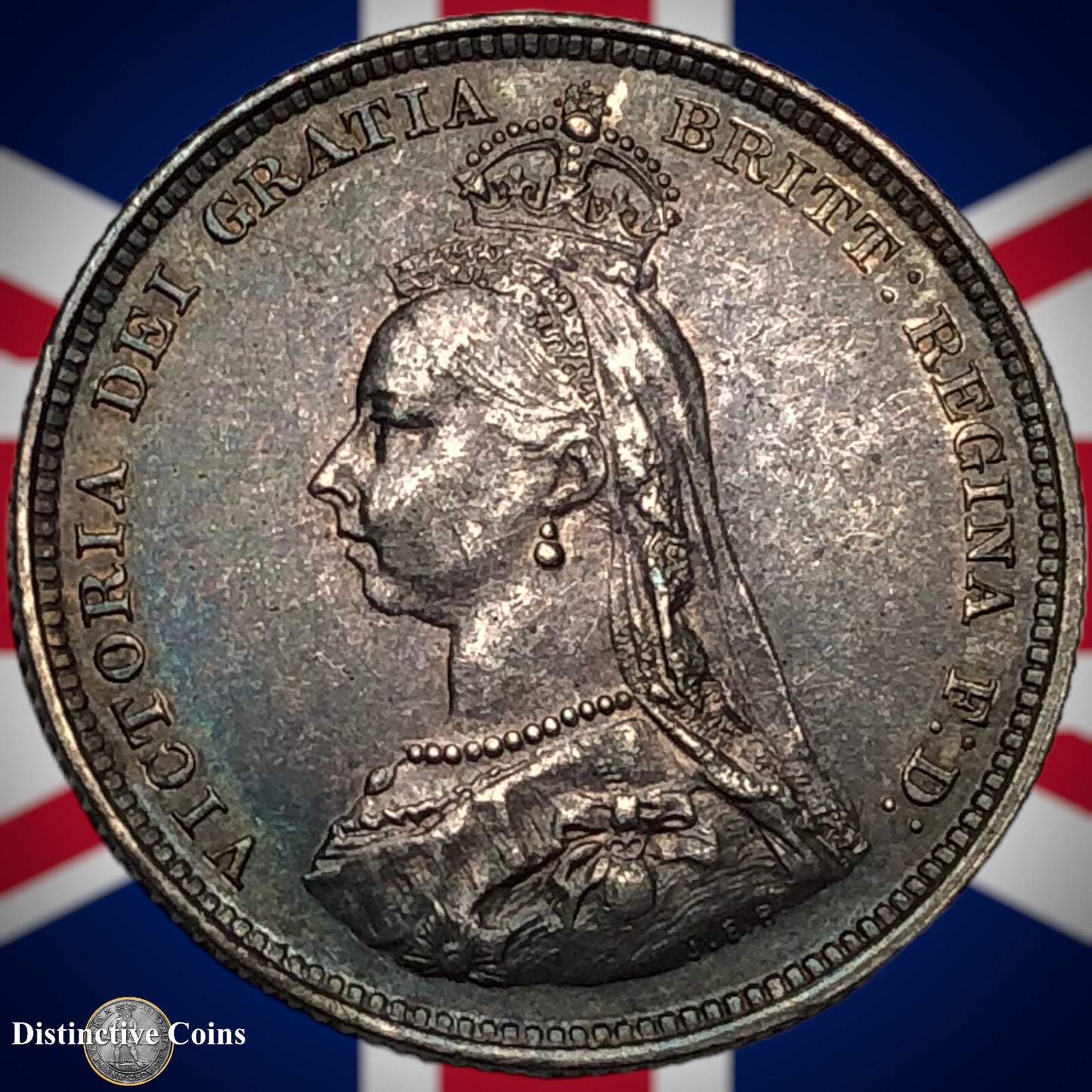 Great Britain 1887 British One Shilling GB0516