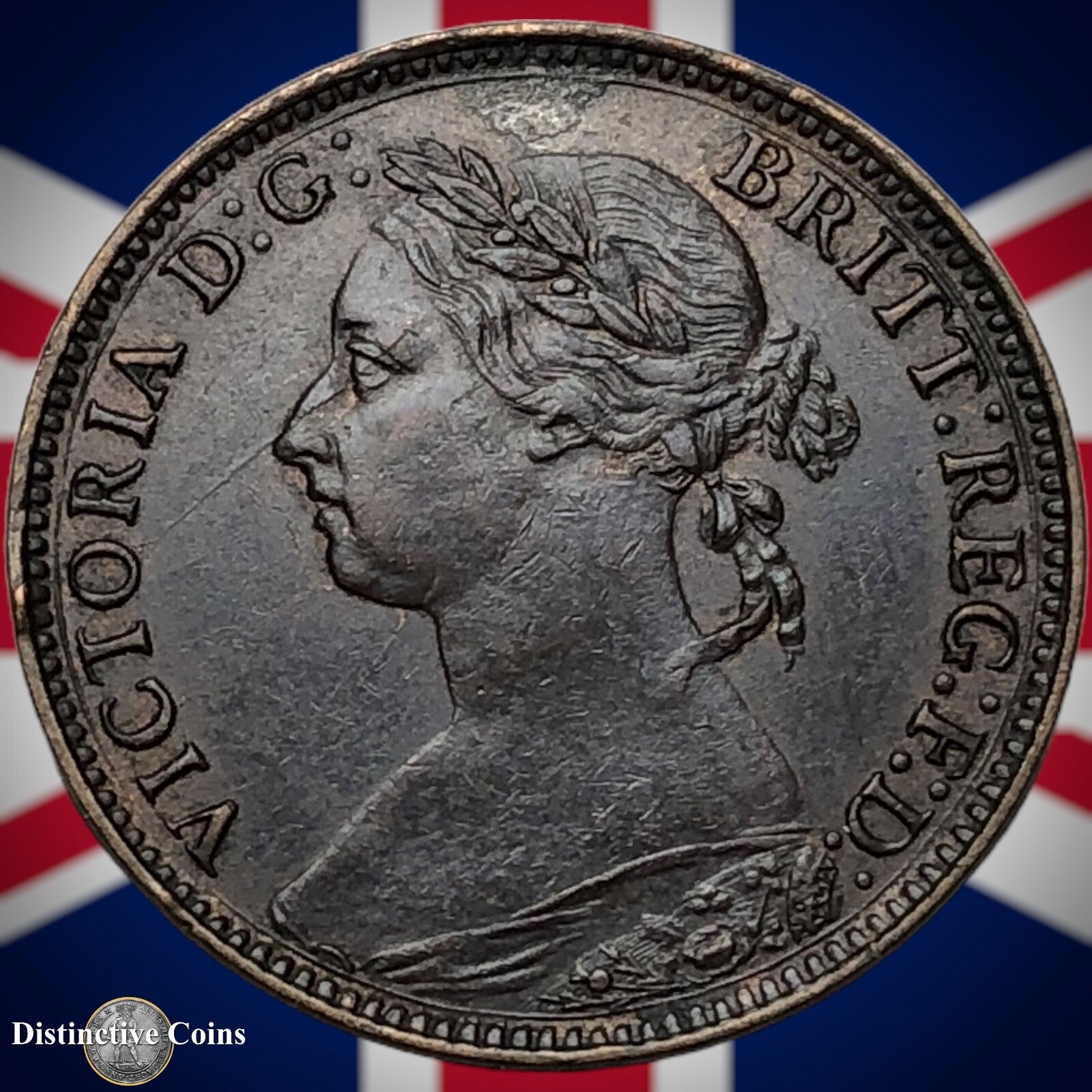 Great Britain 1881 Farthing 1/4d GB3865