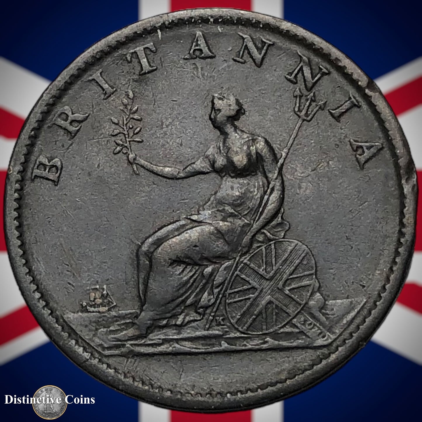 Great Britain 1807 Half Penny 1/2d GB5181
