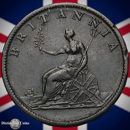 Great Britain 1807 Half Penny 1/2d GB5181