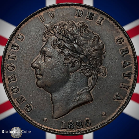 Great Britain 1826 Half Penny 1/2d GB5192