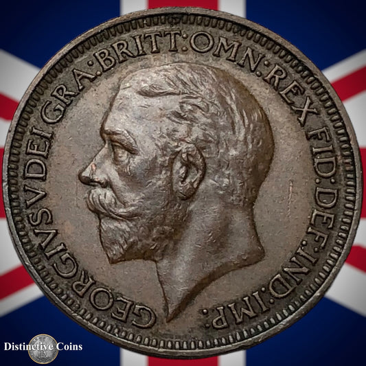 Great Britain 1934 Farthing 1/4d GB4945