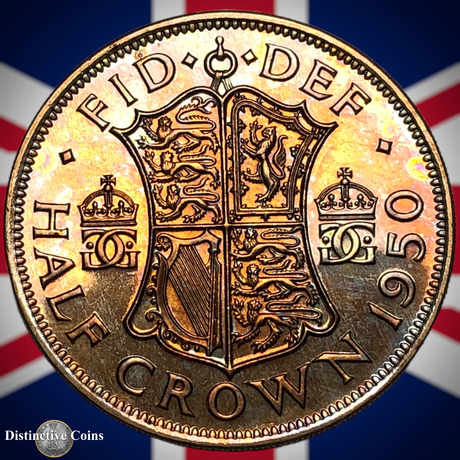 Great Britain 1950 Proof Half Crown GB1354