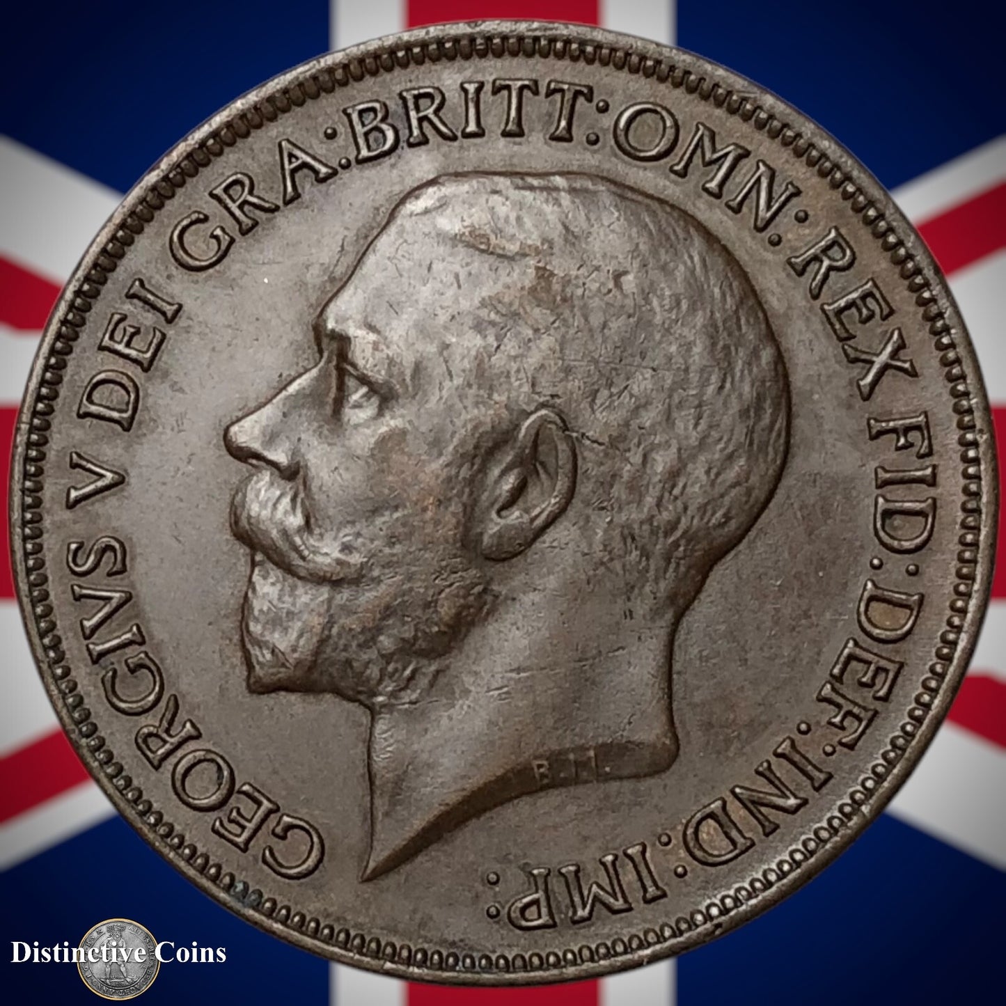 Great Britain 1916 Penny 1d GB6834