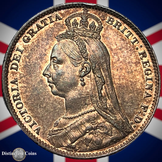 Great Britain 1890 British One Shilling GB0575
