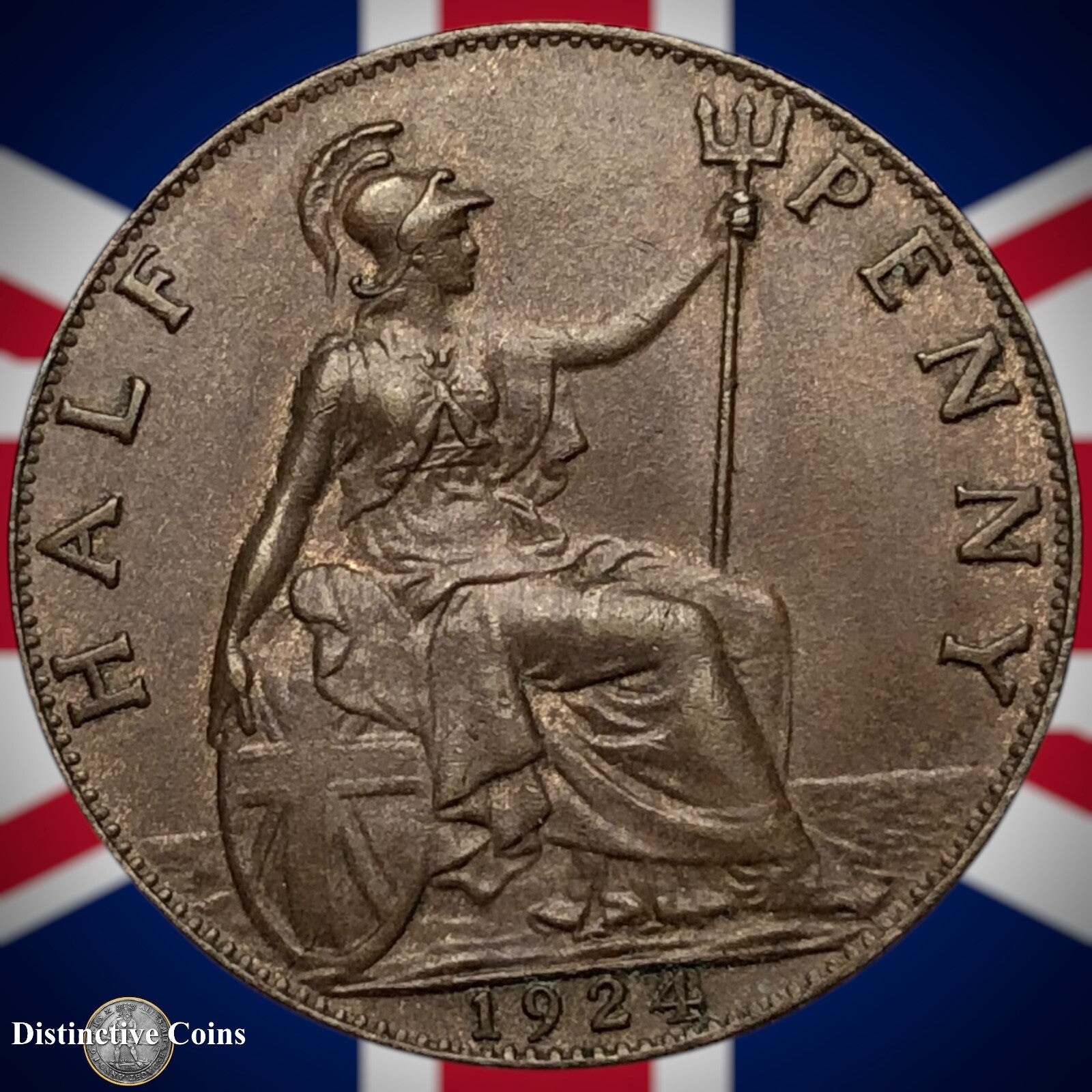 Great Britain 1924 Half Penny 1/2d GB5904