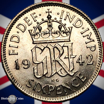 Great Britain 1942 Six Pence GB1727