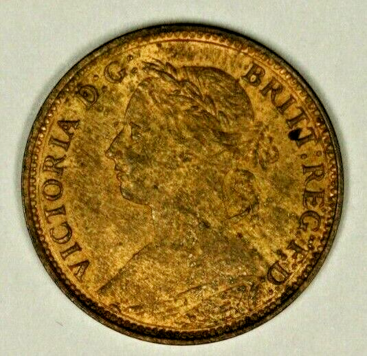 Great Britain Farthing 1893  Red Unc  A743