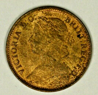 Great Britain Farthing 1893  Red Unc  A743