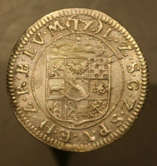 German States Baden  ND (1677-1709)  12 Kreuzer   A021