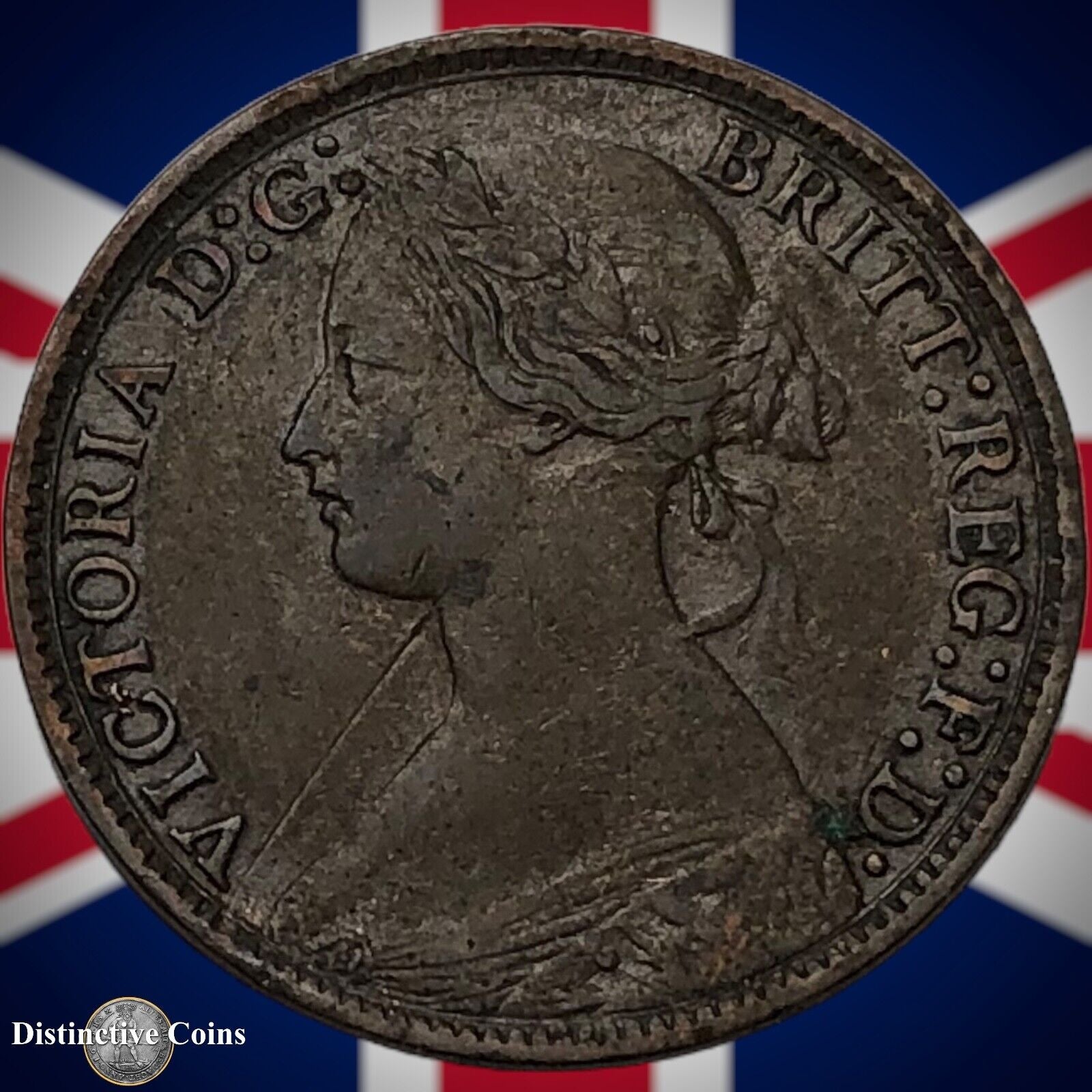 Great Britain 1875 Farthing 1/4d GB3730
