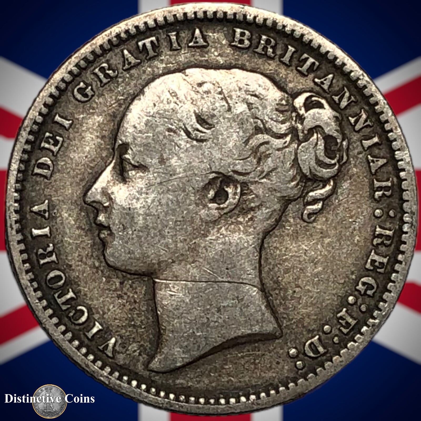Great Britain 1868 British One Shilling GB0294