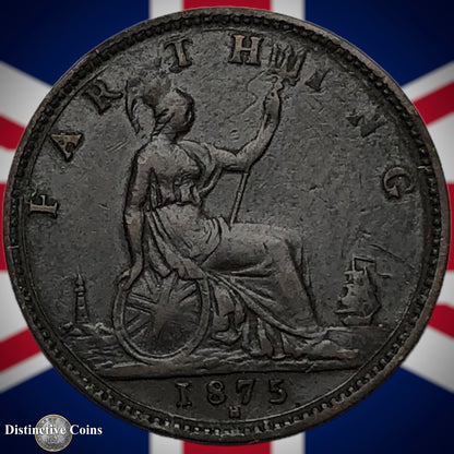 Great Britain 1875 H Farthing 1/4d GB3754