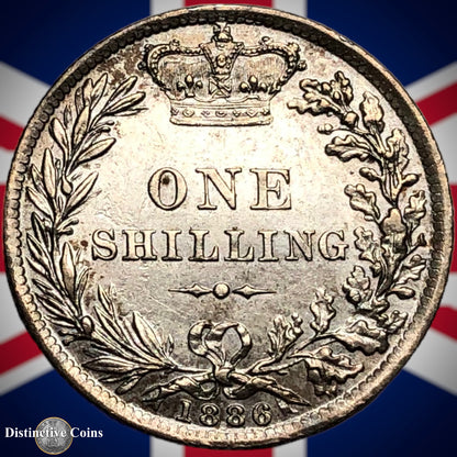 Great Britain 1886 British One Shilling GB0474