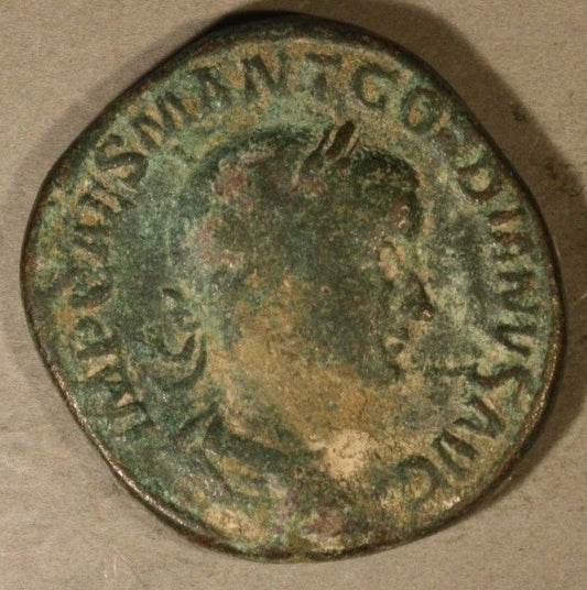ANCIENT ROME Gordian III  238-244AD Bronze Sestertius ROME MINT   #B205