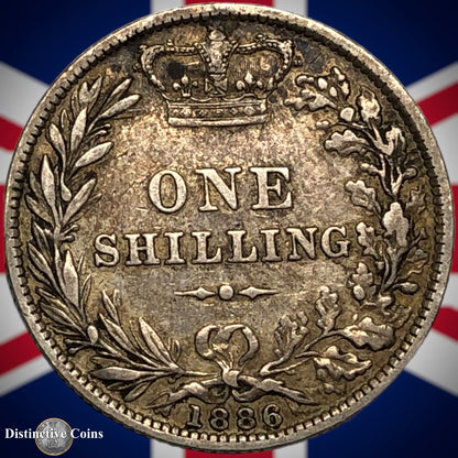 Great Britain 1886 British One Shilling GB0472