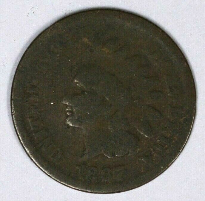 US 1867 Indian Head Penny  A2844