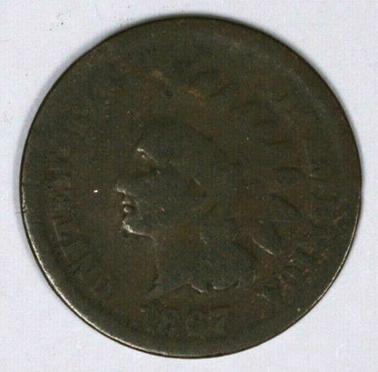 US 1867 Indian Head Penny  A2844