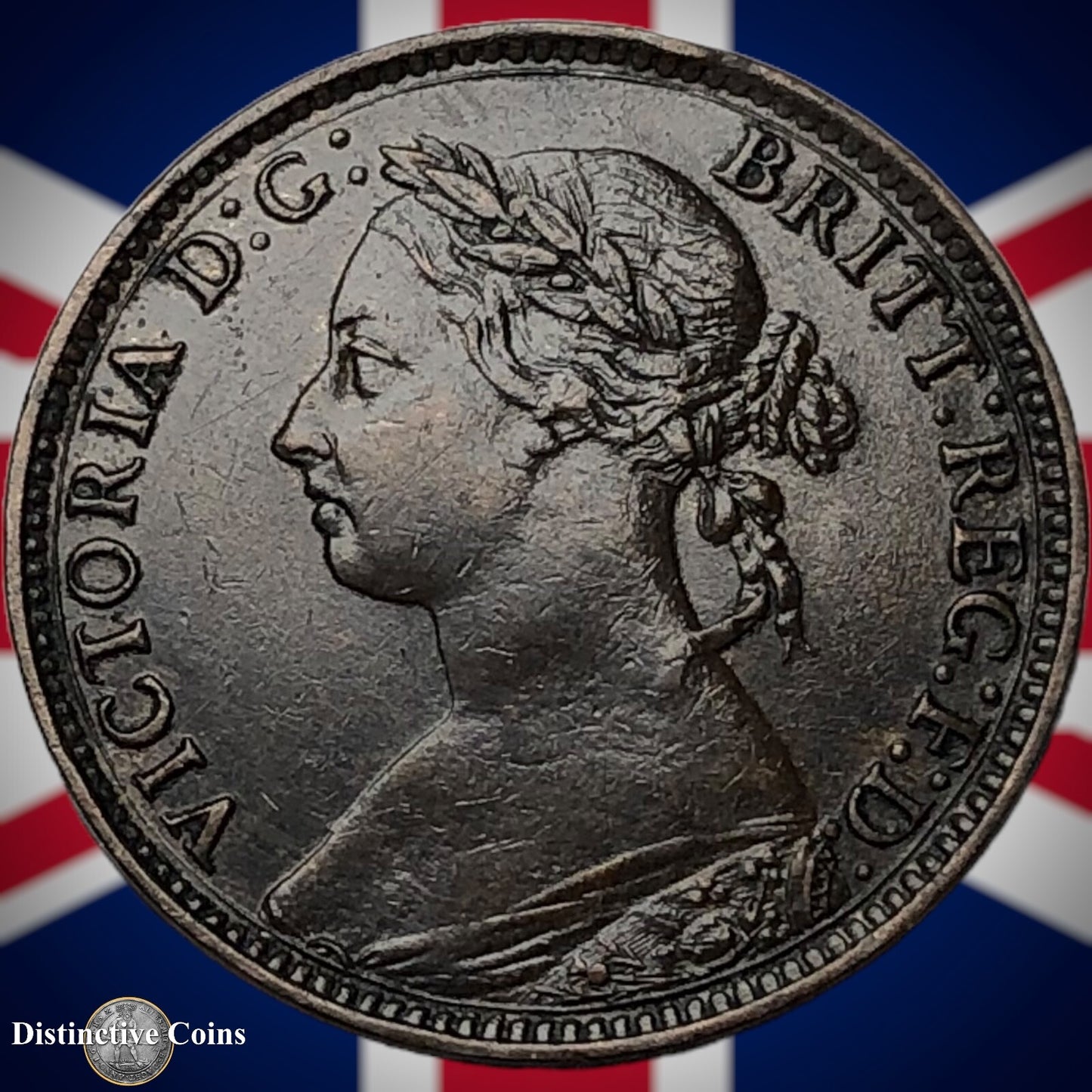 Great Britain 1892 Farthing 1/4d GB4326