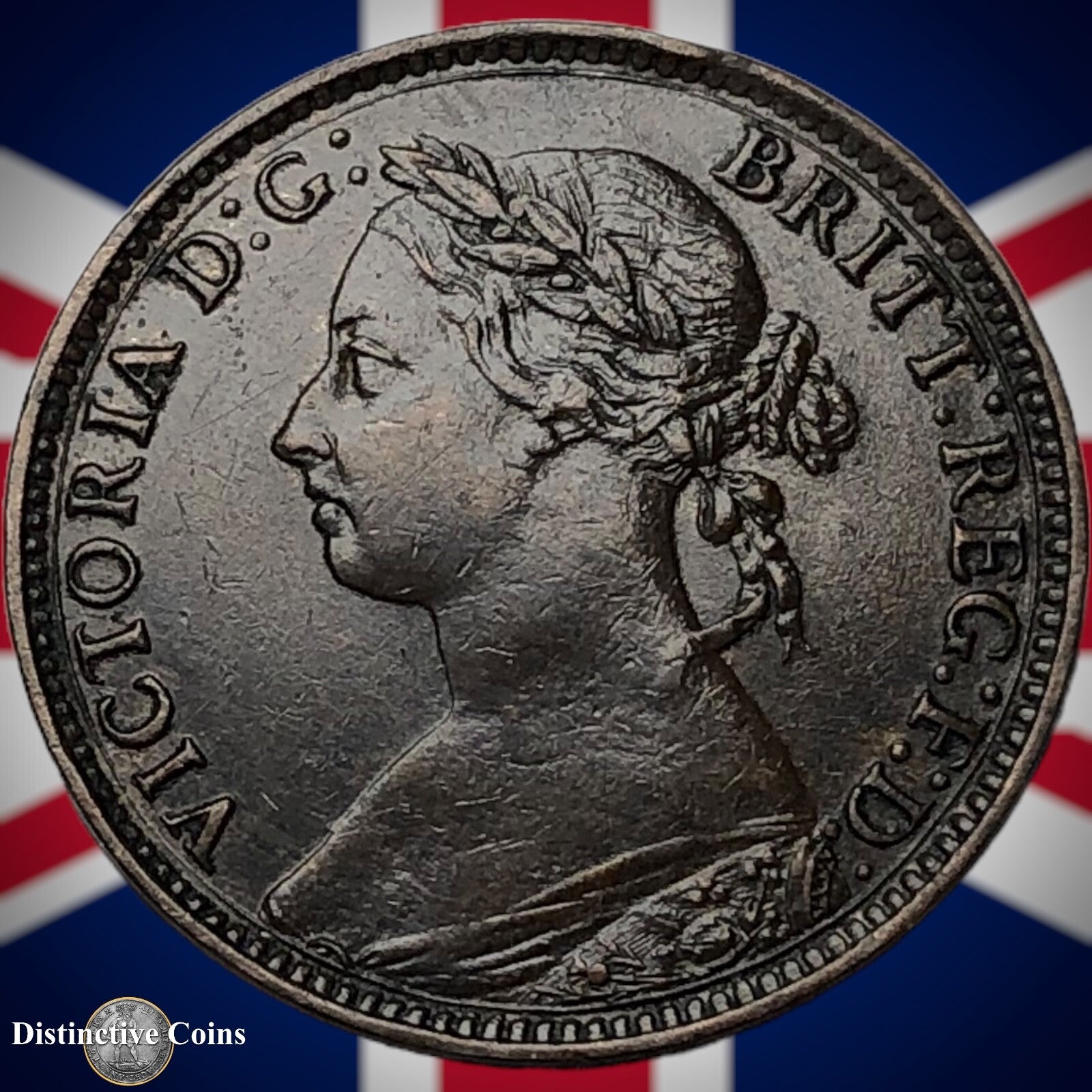 Great Britain 1892 Farthing 1/4d GB4326