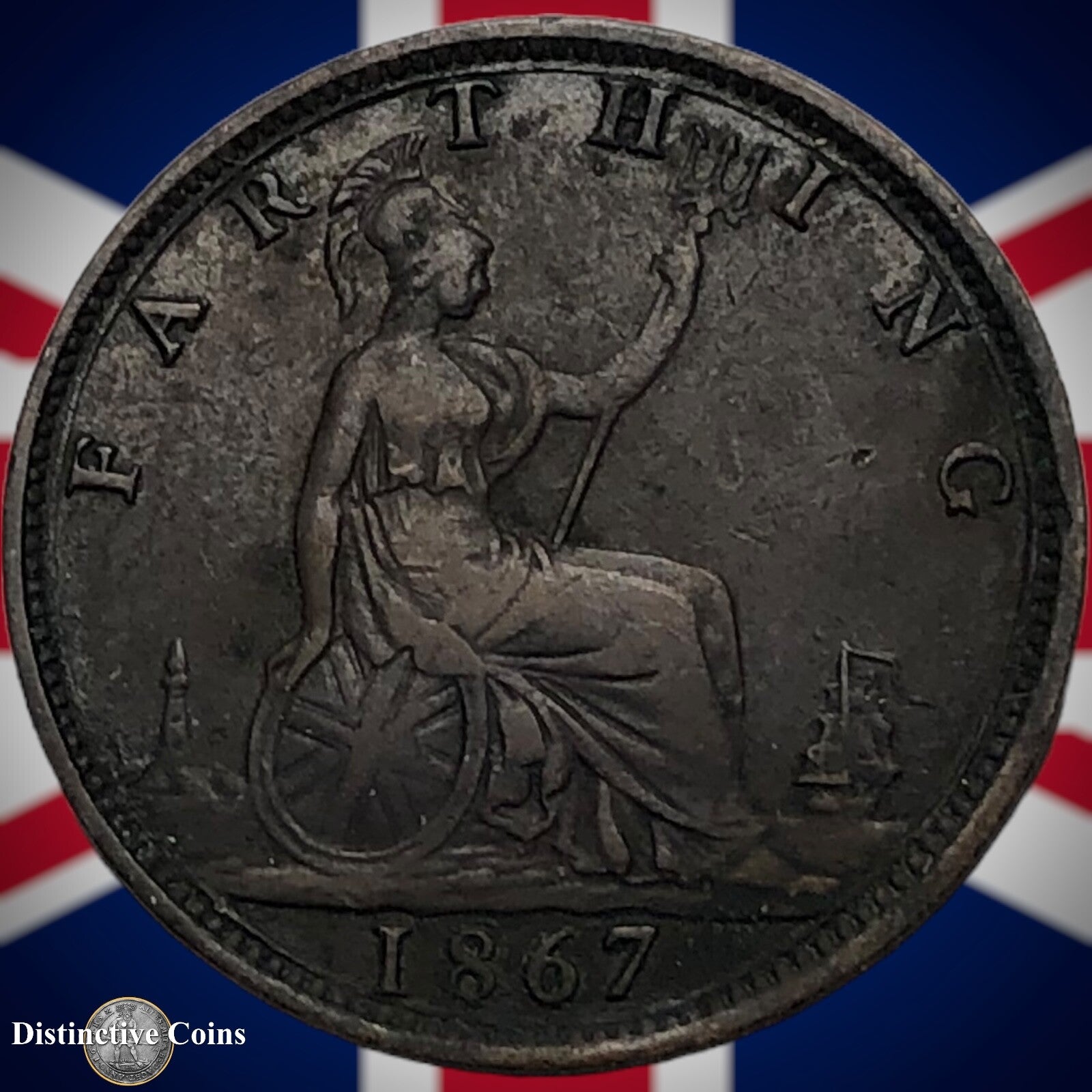 Great Britain 1867 Farthing 1/4d GB3592