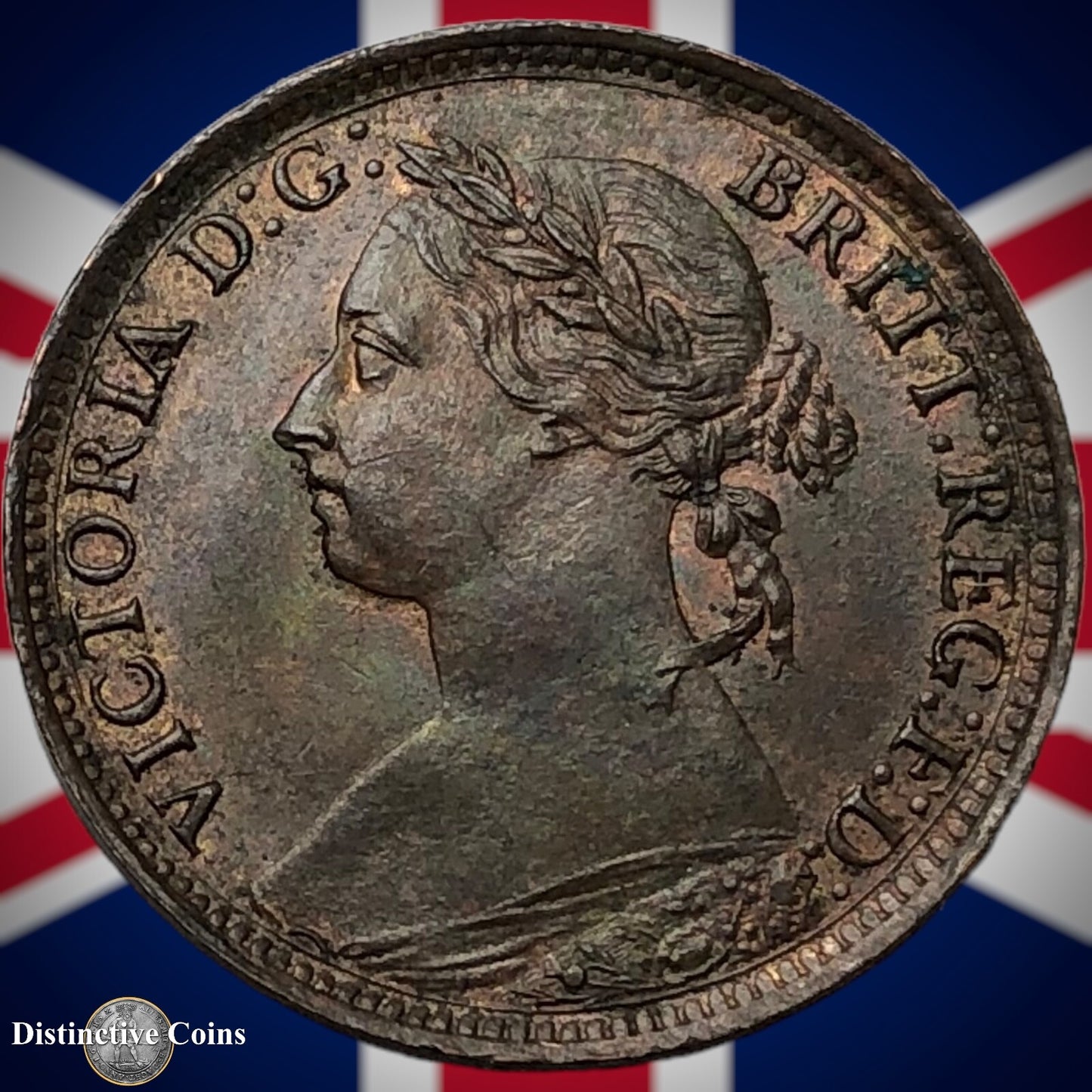 Great Britain 1885 Farthing 1/4d GB4172