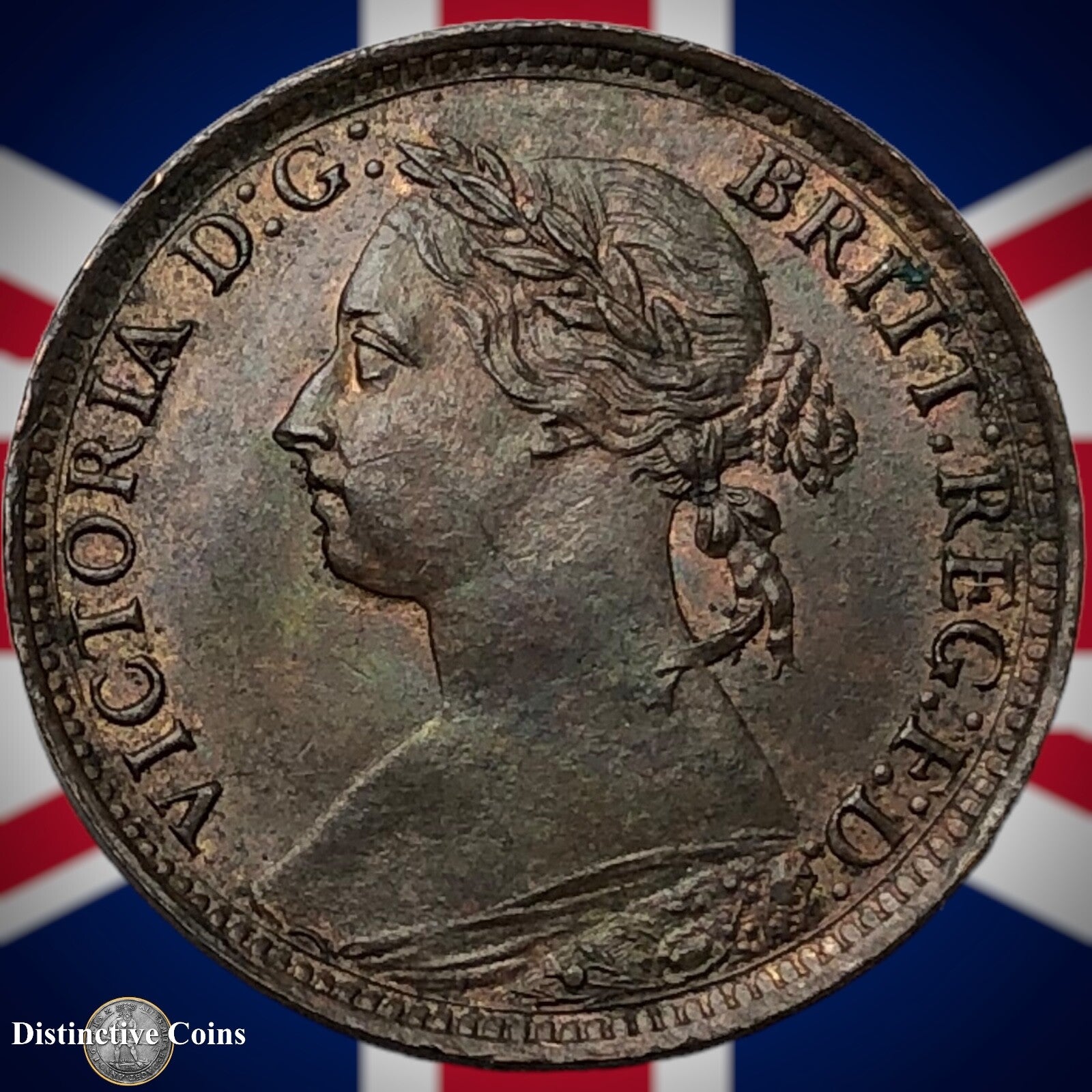 Great Britain 1885 Farthing 1/4d GB4172