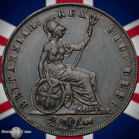 Great Britain 1826 Half Penny 1/2d GB5192