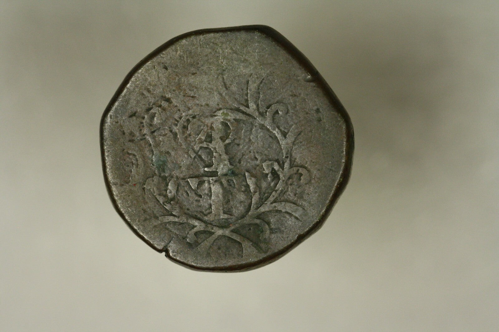 Portuguese India  -  Copper 1 Tanga no date    A907