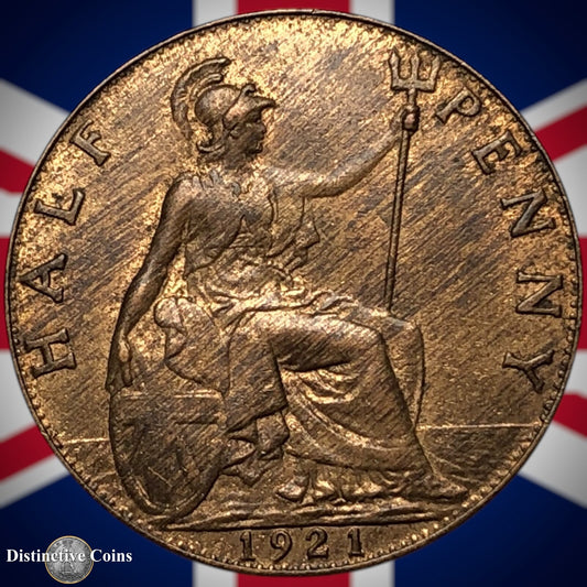 Great Britain 1921 Half Penny 1/2d GB5893