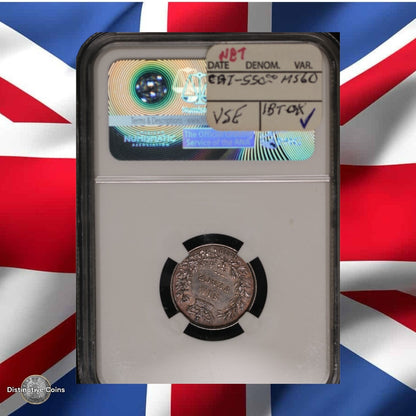 Great Britain 1858 6 Pence NGC AU58