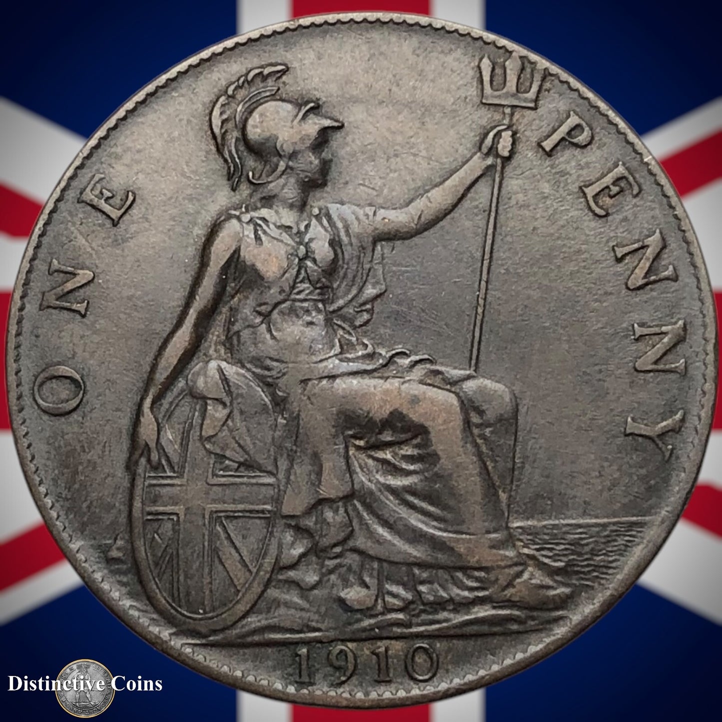 Great Britain 1910 Penny 1d GB6723