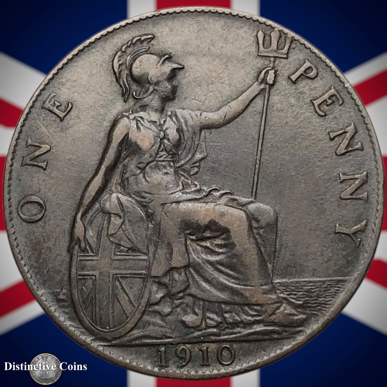 Great Britain 1910 Penny 1d GB6723