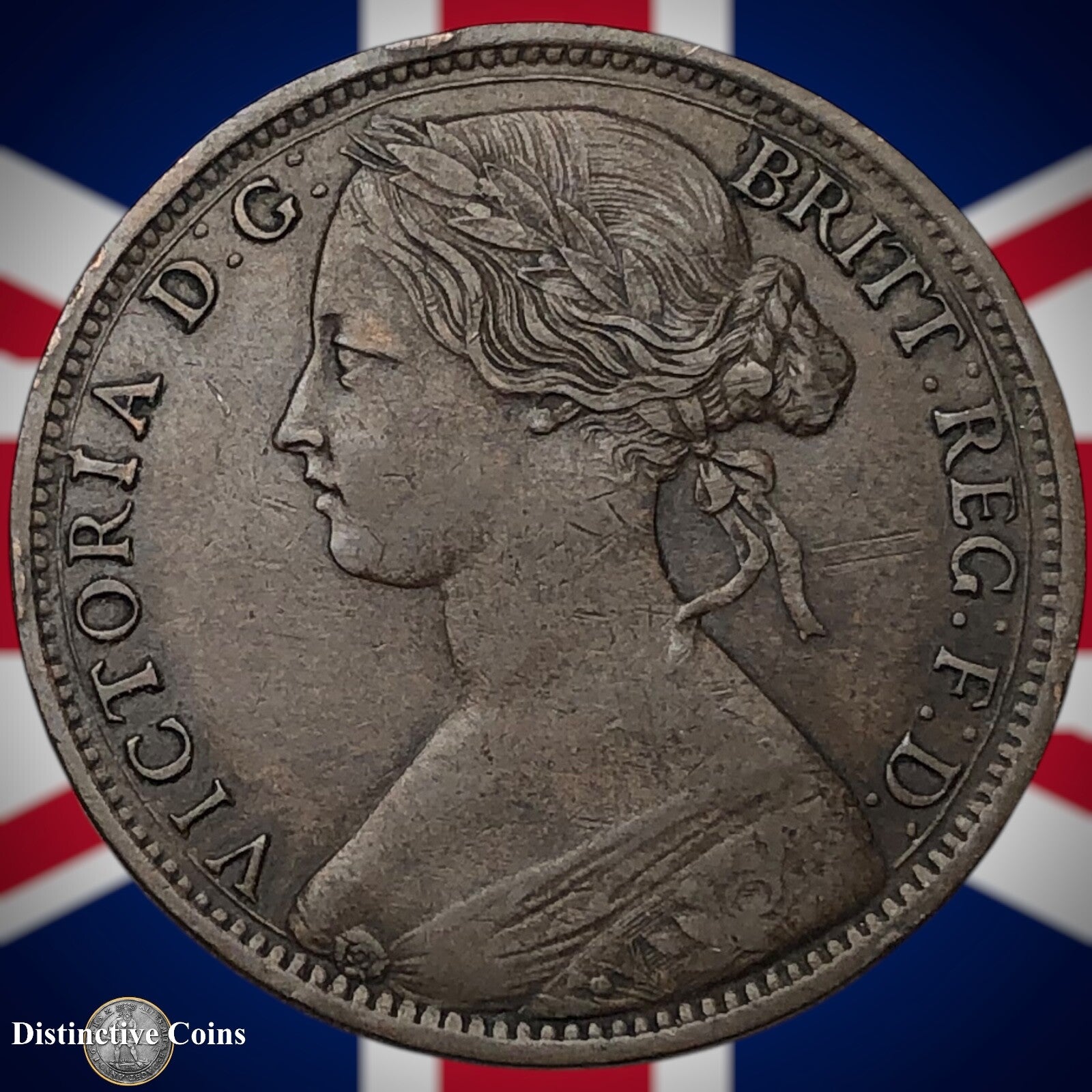 Great Britain 1865 Penny 1d GB6281