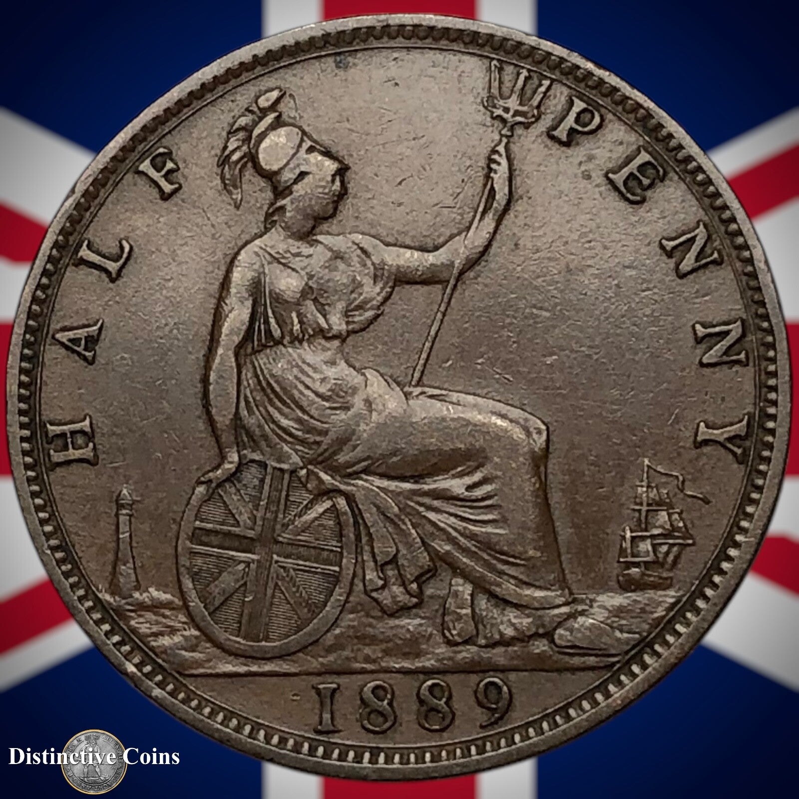 Great Britain 1889 Half Penny 1/2d GB5649