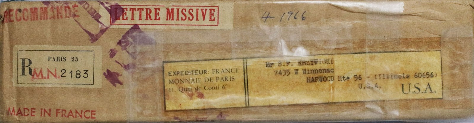 France 1966 Monnaie de Paris Fleurs De Coins Paris Mint 8 Coin Set D033