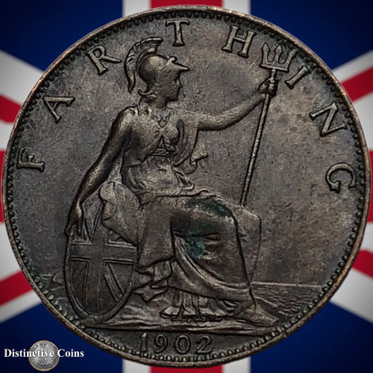 Great Britain 1902 Farthing 1/4d GB4506