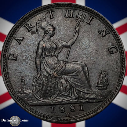 Great Britain 1881 H Farthing 1/4d GB3989