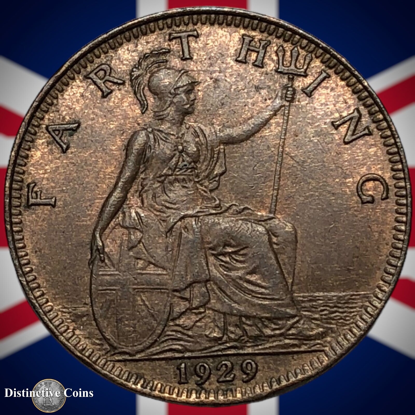 Great Britain 1929 Farthing 1/4d GB4882