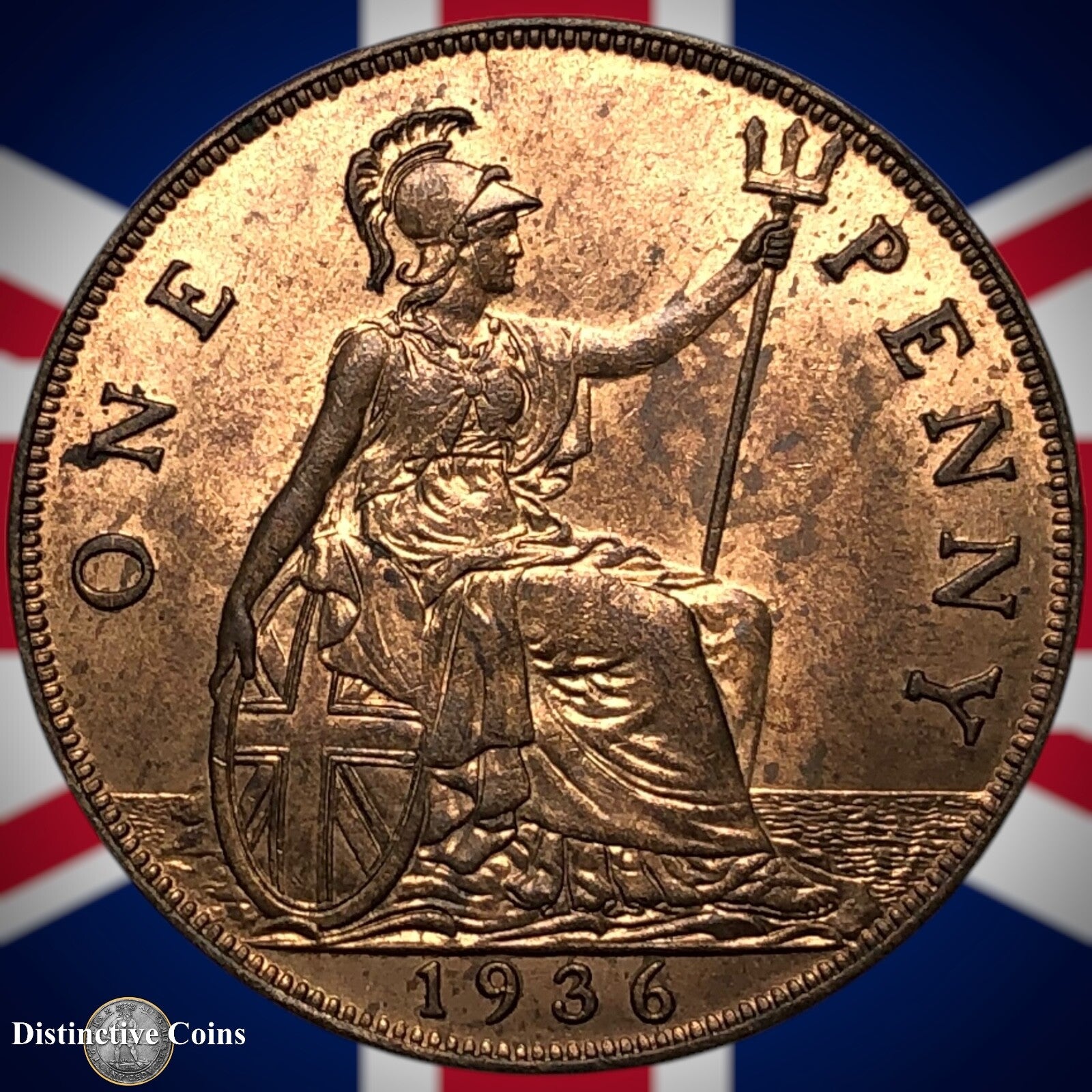 Great Britain 1936 Penny 1d GB7191