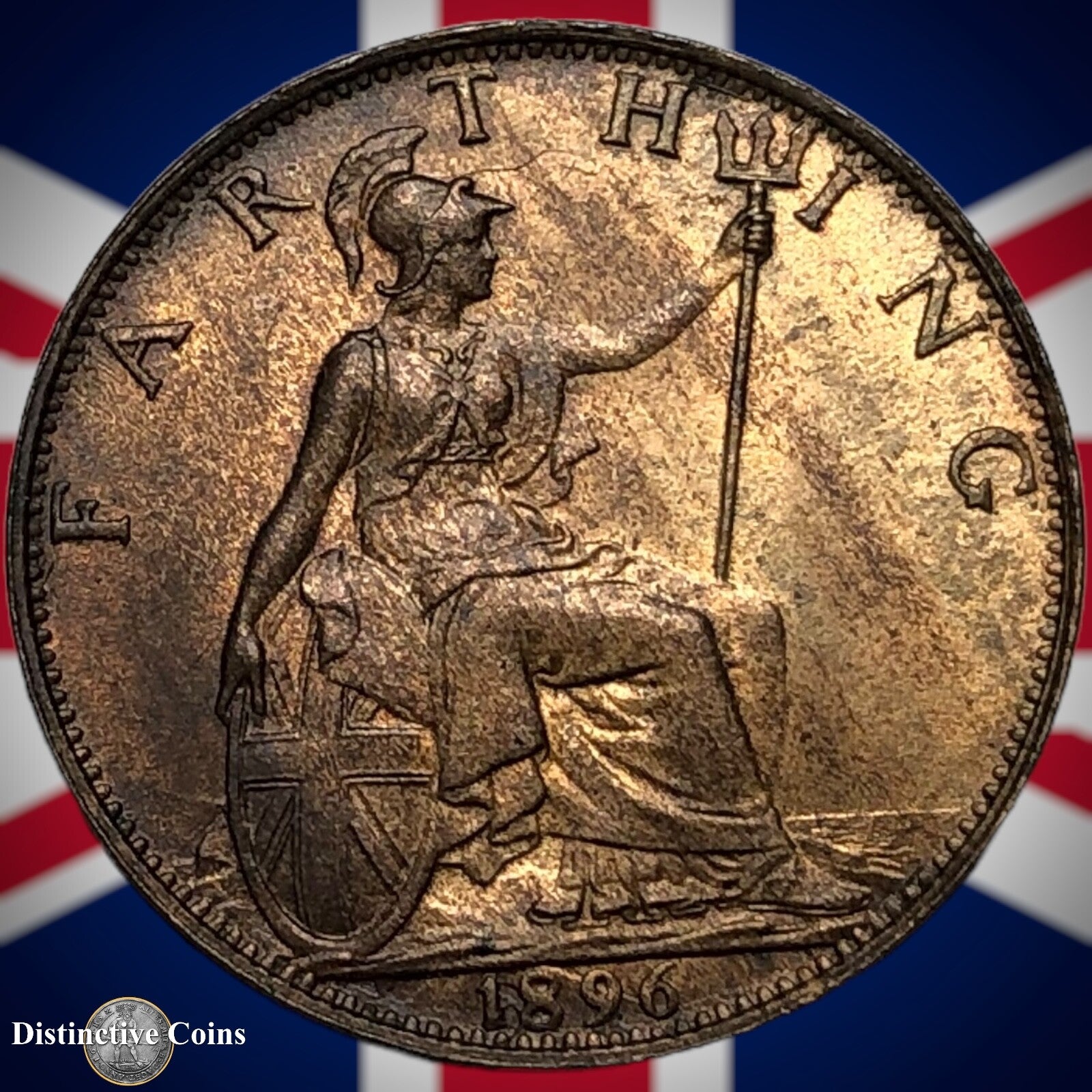 Great Britain 1896 Farthing 1/4d GB4432