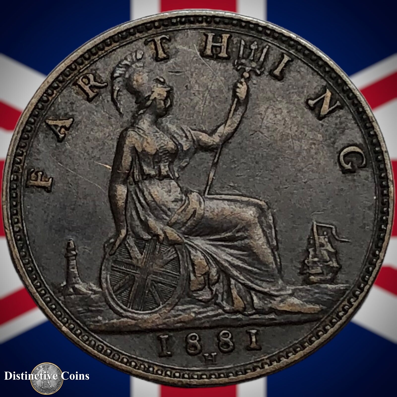 Great Britain 1881 H Farthing 1/4d GB3909