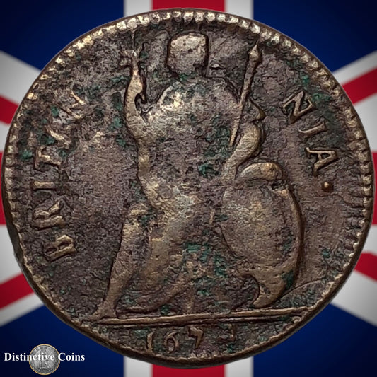 Great Britain 1674 Farthing 1/4d GB3145