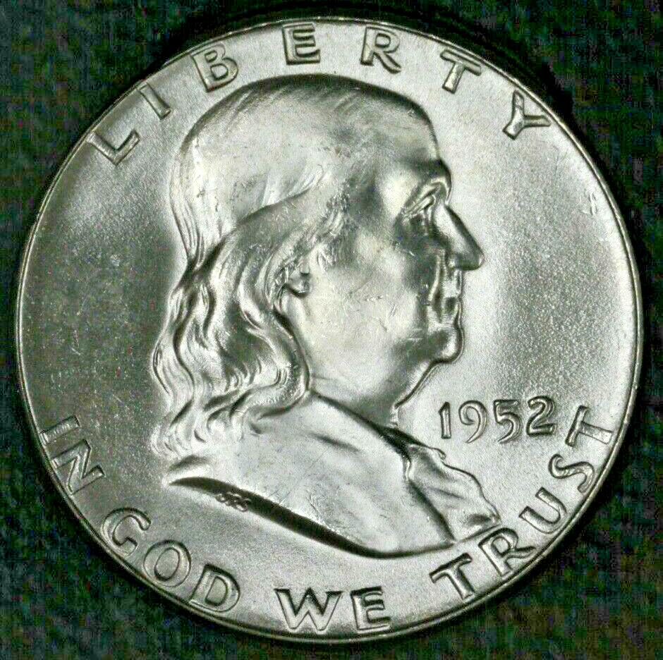 US 1952 Franklin Half Dollar 50 Cents FBL   A2639