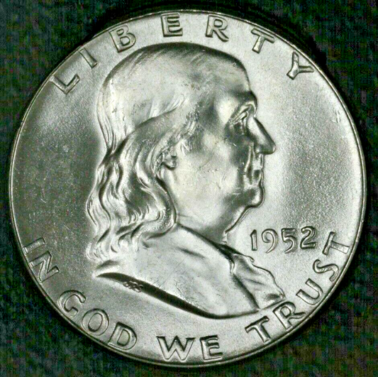 US 1952 Franklin Half Dollar 50 Cents FBL   A2639