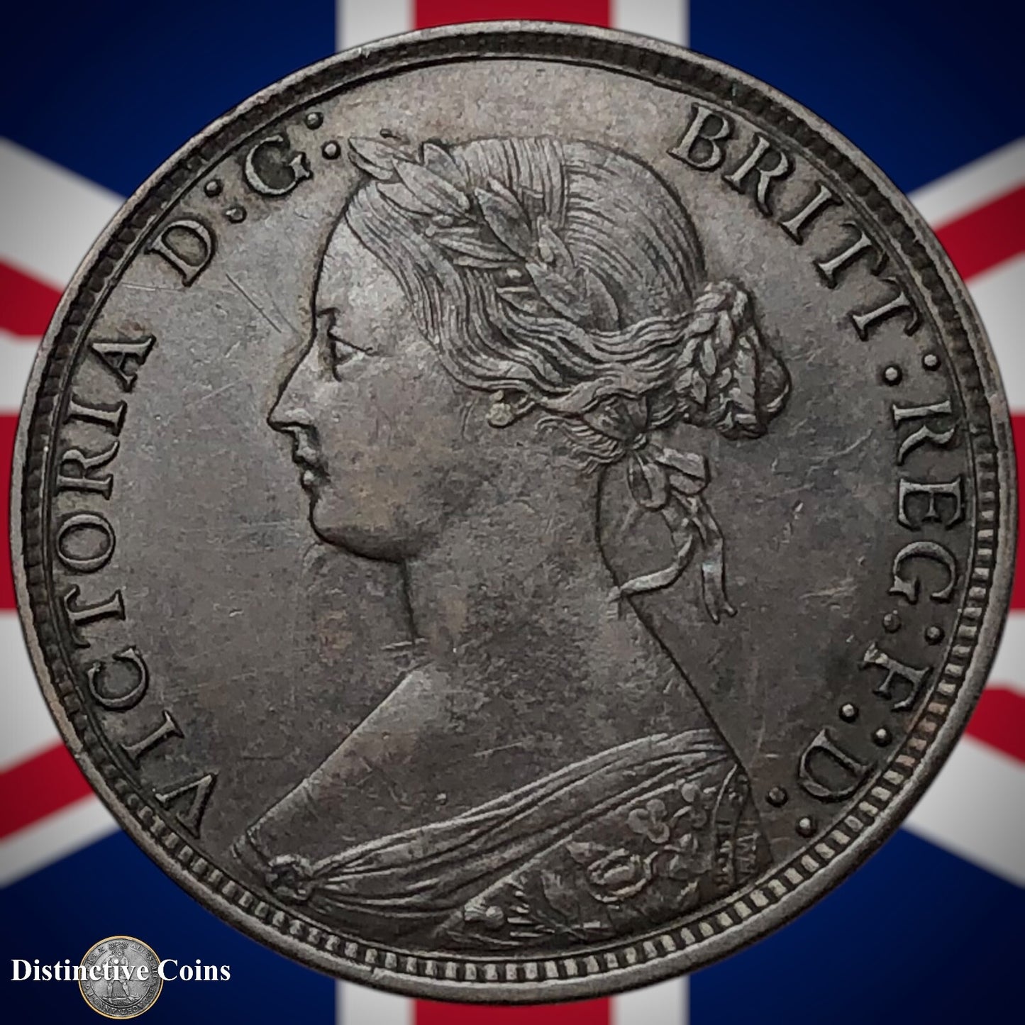 Great Britain 1873 Half Penny 1/2d GB5506