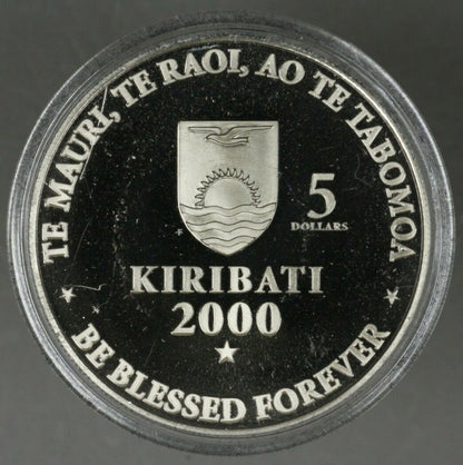 Kiribati 2000 $5 $10 $20 Millennium Set in Box PS 4   B195
