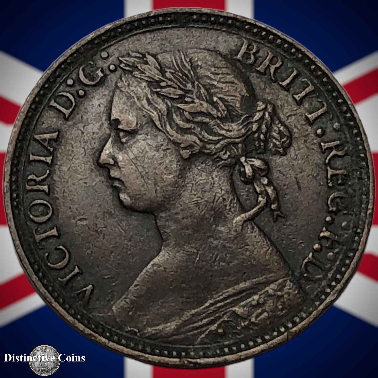 Great Britain 1875 H Farthing 1/4d GB3739