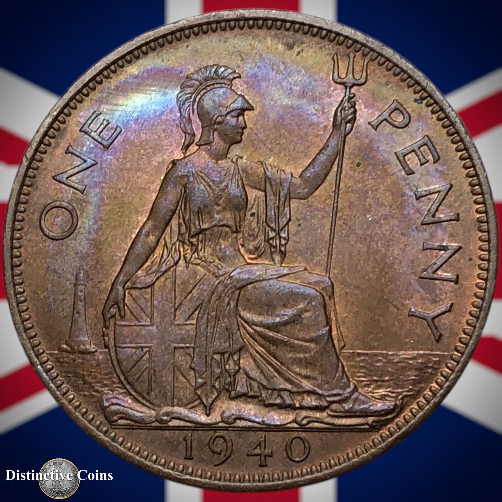 Great Britain 1940 Penny 1d GB7242